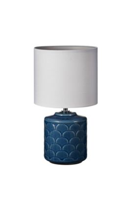 Paulmann Pauleen Lampe à poser Glowing Midnight E14 max. 20W Bleu, Blanc
