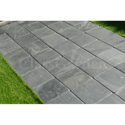 Pavé  Ardoise Patiné 25 cm - Pack 16 pièces - 1 m²