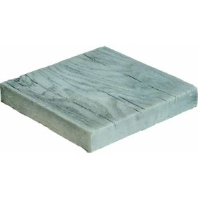 Pavé pierre bois blanchi 20 x 20 cm, ép.30 mm