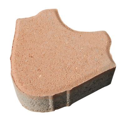 Pavé autobloquant Blooma Crocus saumon 20 x 17 cm, ép.6 cm