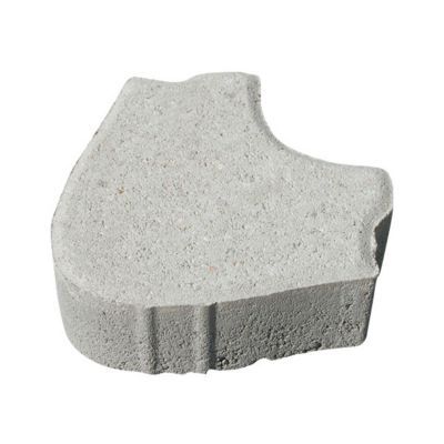 Pavé autobloquant Blooma Crocus ton pierre 20 x 17 cm, ép.6 cm