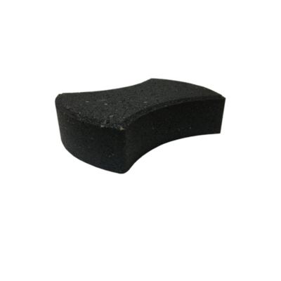Pavé autobloquant Orbes noir 12,5 x 20 cm, ép.5 cm