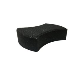 Pavé autobloquant Orbes noir 12,5 x 20 cm, ép.5 cm