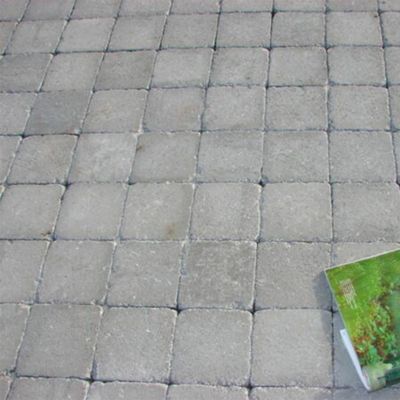 Pavé béton gris porphyre 15 x 15 cm, ép.6 cm