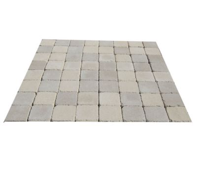 Pavé Blooma Antinéa ton pierre 10 x 10 cm, ép.3,7 cm
