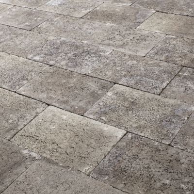 Pavé Contemporain gris 16 x 24 cm, ép.6,3 cm Castorama