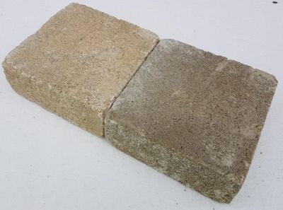 Pavé Cordes carrossable ton pierre 15 x 15 cm, ép.60 mm Castorama