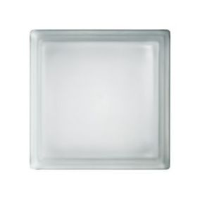 Pavé de verre Sahara incolore 19 x 19 cm, ép.80 mm