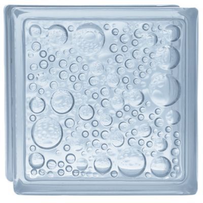 Pavé de verre Savona incolore 19 x 19 cm