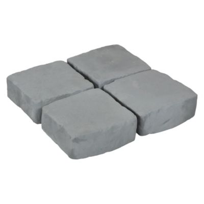 Pavé en pierre reconstituée carrossable 16x16x6cm Ton pierre