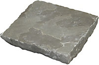Pavé grès Kandla gris 14 x 14 cm, ép.35 mm