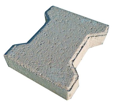 Pavé H gris 19,8 x 16,5 cm, ép.4,5 cm