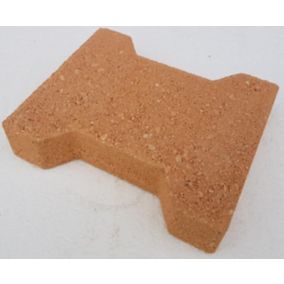 Pavé H Provence terracotta 20 x 16 cm, ép.45 mm