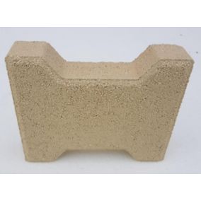 Pavé H ton pierre 20 x 16 cm, ép.45 mm