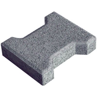 Pavé I béton gris 19,8 x 16 cm, ép.45 mm