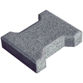 Pavé I béton gris 19,8 x 16 cm, ép.45 mm