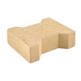 Pavé I béton jaune 19,8 x 16 cm, ép.45 mm