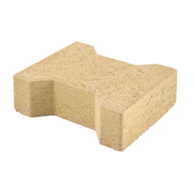 Pavé I béton jaune 19,8 x 16 cm, ép.45 mm