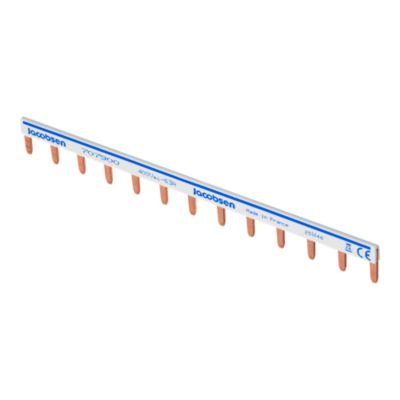 Peigne de barres horizontales, 13 modules 63A Jacobsen