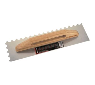 Peigne en acier long demi-lune de 10 mm x 20 mm en bois 48 cm - 5875-10R - BELLOTA