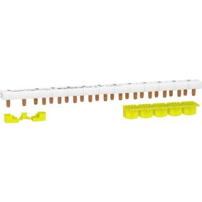 Peigne monobloc 1 port + neutre 13 modules Resi9 XP 63A
