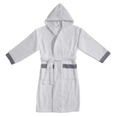 Peignoir adulte à capuche en coton éponge M