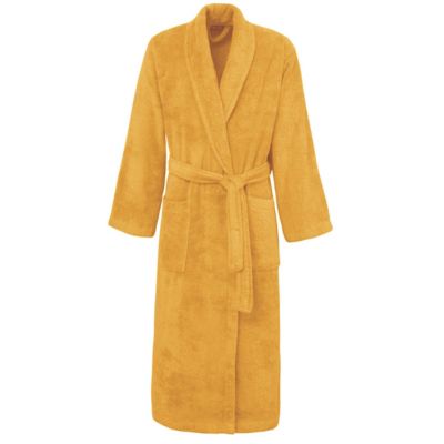 Peignoir éponge homme-femme col châle 400 g/m² Caramel S STUDIO