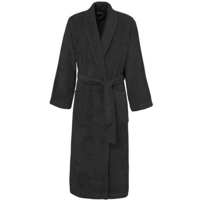 Peignoir éponge homme-femme col châle 400 g/m² Carbone L STUDIO