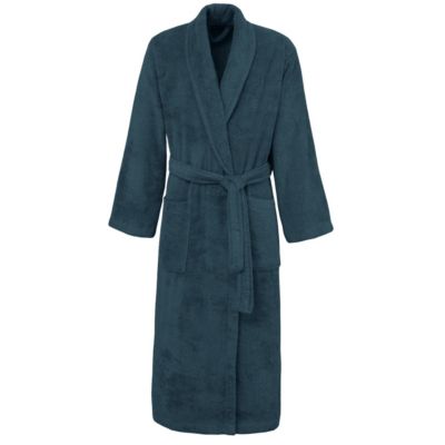 Peignoir éponge homme-femme col châle 400 g/m² Denim M STUDIO