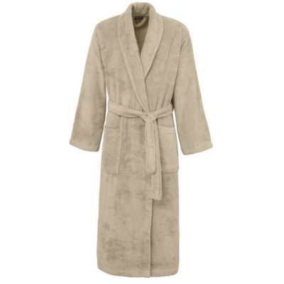 Peignoir éponge homme-femme col châle 400 g/m² Sable S STUDIO