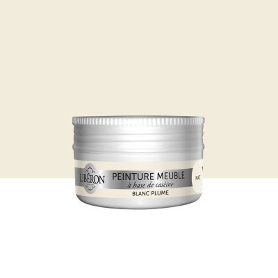 Peinture à base de caséine meubles Liberon blanc plume mat 750ml