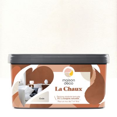 Peinture à effet La chaux Maison Déco craie 2,5L