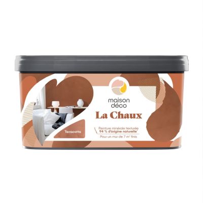Peinture à effet Maison Déco La Chaux terracotta 2,5L