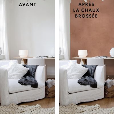 Peinture à effet Maison Déco La Chaux terracotta 2,5L