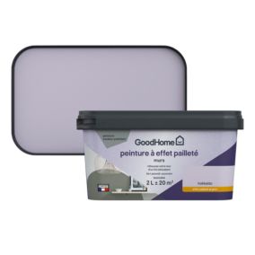 Peinture à effet pailleté GoodHome violet Hokkaido 2L