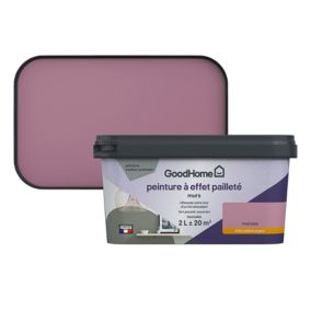 Peinture à effet pailleté GoodHome violet Morioka 2L