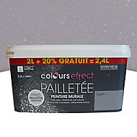 Peinture à effet Paillettes Glycine 2L +20%