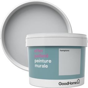 Peinture à effet paillettes GoodHome gris Hamptons 2L