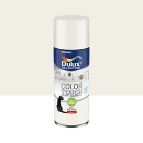 Peinture aérosol Color Touch multi supports Dulux Valentine brillant blanc 400ml