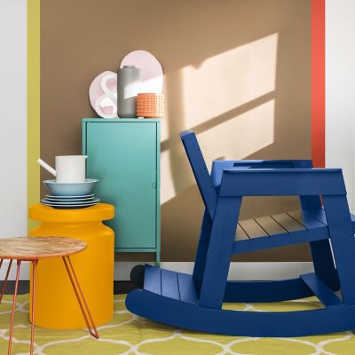 Peinture aérosol Color Touch multi supports Dulux Valentine brillant bleu radieux 400ml