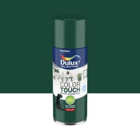 Peinture aérosol Color Touch multi supports Dulux Valentine brillant vert basque 400ml
