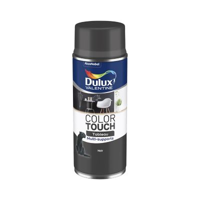 Peinture aérosol Color Touch multi supports Dulux Valentine effet tableau noir 400ml