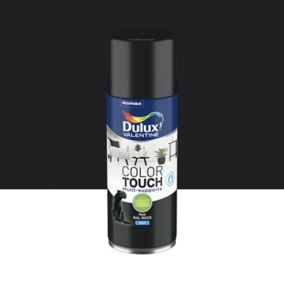 Peinture aérosol Color Touch multi supports Dulux Valentine mat noir 400ml