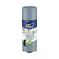 Peinture aérosol Color Touch multi supports Dulux Valentine satin bleu gris 400ml