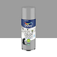 Peinture aérosol Color Touch multi supports Dulux Valentine satin titanium 400ml