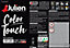 Peinture aérosol Color Touch multi supports Julien brillant noir RAL 9005 400ml