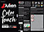 Peinture aérosol Color Touch multi supports Julien brillant rouge feu RAL 3000 400ml