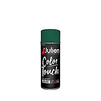 Peinture aérosol Color Touch multi supports Julien brillant vert basque RAL 6005 400ml
