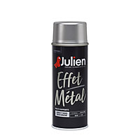 Peinture aérosol Color Touch multi supports Julien effet métal argent 400ml