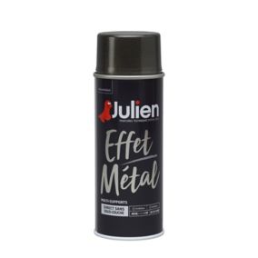 Peinture aérosol Color Touch multi supports Julien effet métal noir 400ml